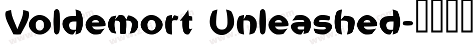Voldemort Unleashed字体转换